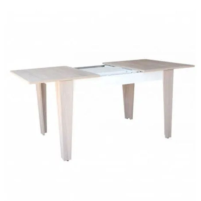 Table SOTUFAB Extensible 130/170 x 90 - Chène Brut & Blanc