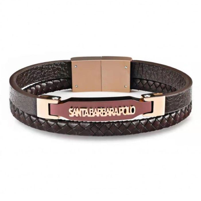 Bracelet Homme POLO SANTA BARBARA - Marron (SBJ-6-1007-3)