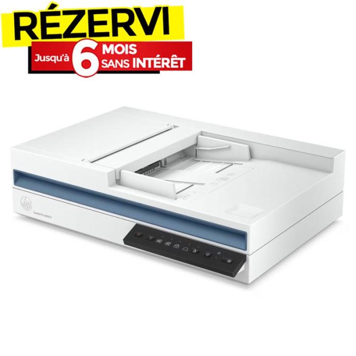 Scanner à plat HP ScanJet Pro 2600 f1 - Blanc  (20G05A)