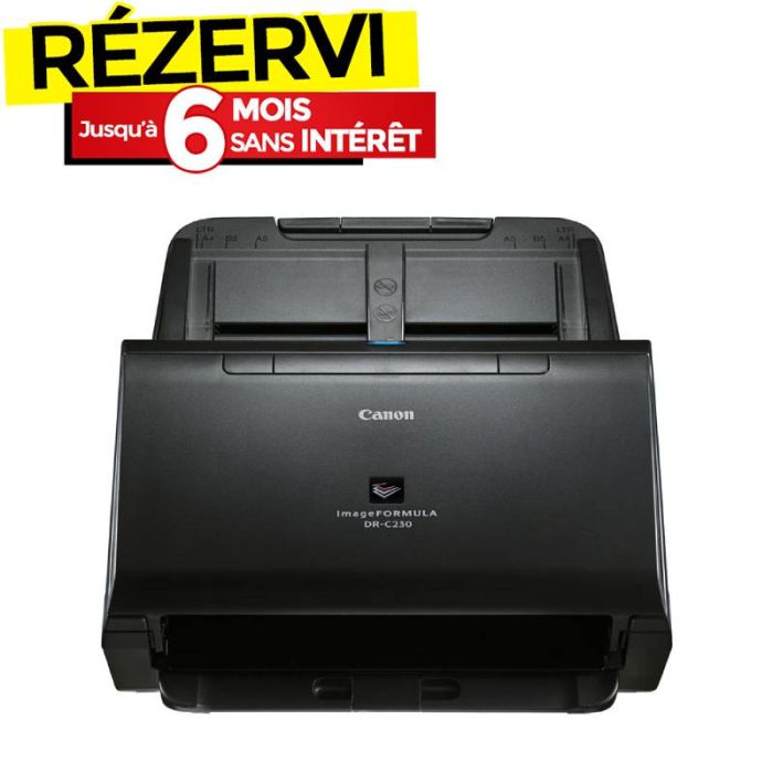 Scanner de bureau CANON DR-C230 A4 - Noir(DR-C230)