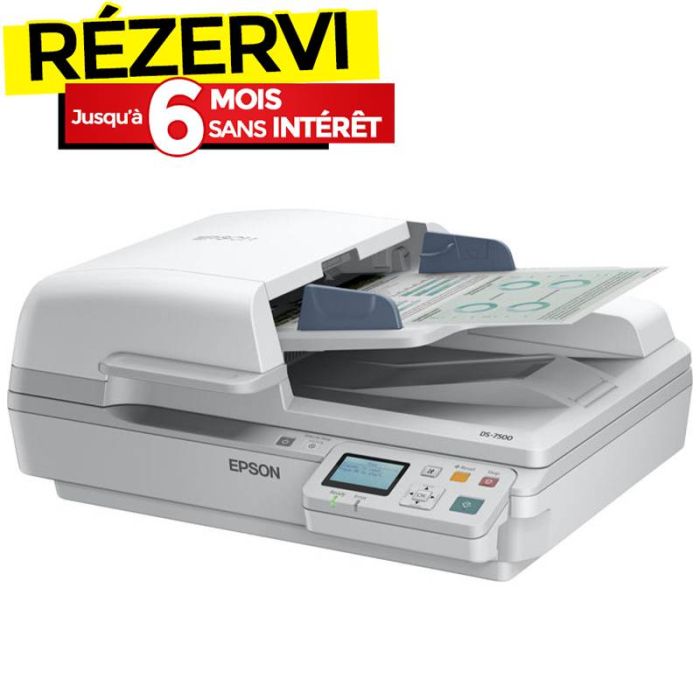Scanner De Document EPSON WorkForce DS-6500N Recto-verso (B11B205231BT )
