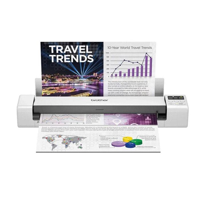 Scanner Mobile à Défilement BROTHER DS-940DW A4 Recto-Verso Wifi