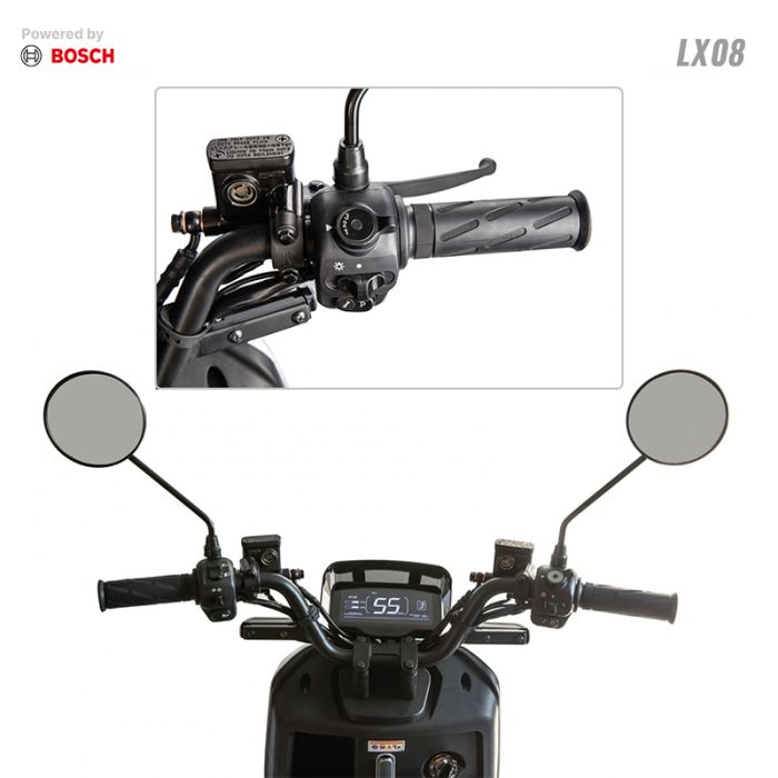 Scooter Électrique LVNENG LX08 49 CC - Gris Mat