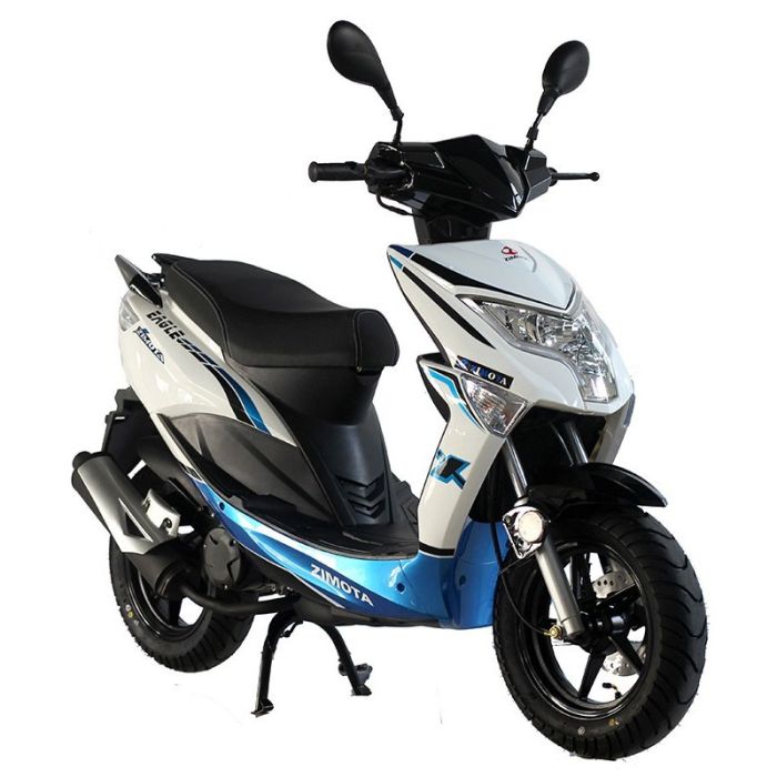 Scooter ZIMOTA EAGLE 50 - Blanc&Bleu