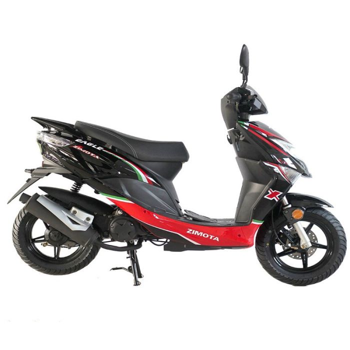 Scooter ZIMOTA EAGLE 50 - Noir&Rouge