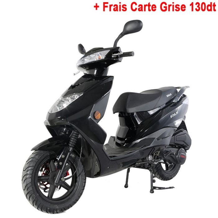 Scooter ZIMOTA SINUS 124cc - Noir Brillant