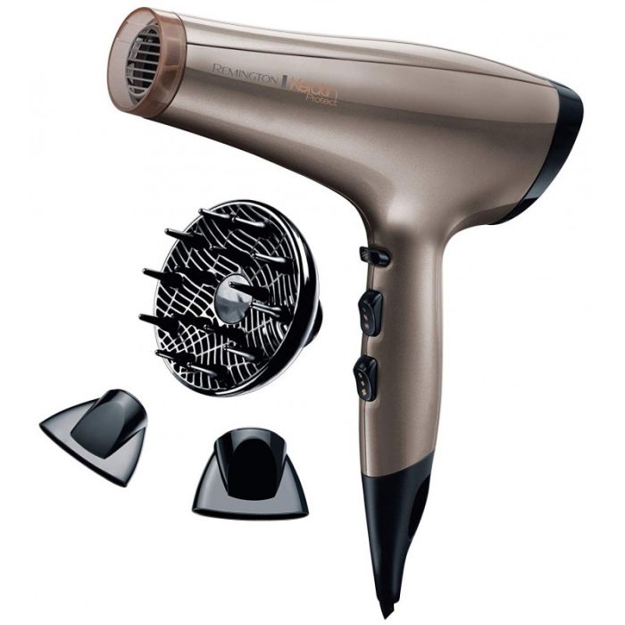 Sèche Cheveux REMINGTON AC8002 Keratin Protect 2200W Champagne