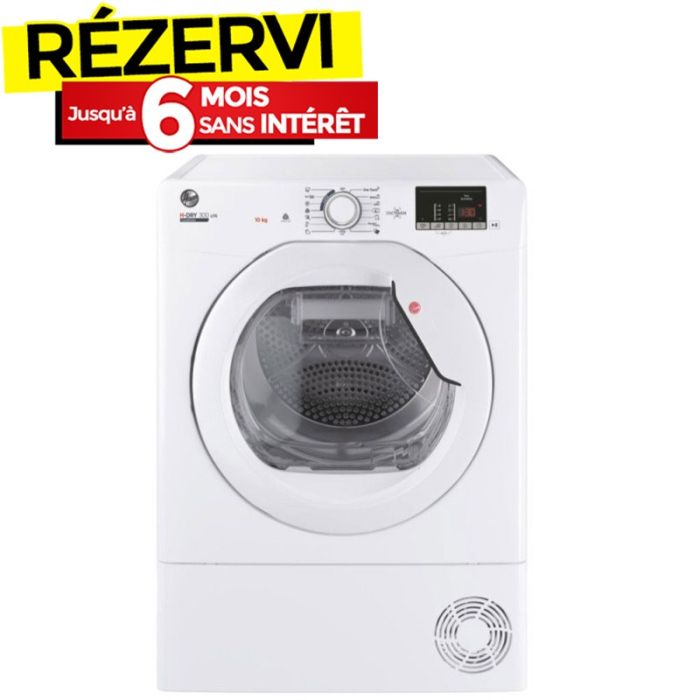 Sèche linge Frontal HOOVER HLEC10DE-80 10KG - Blanc