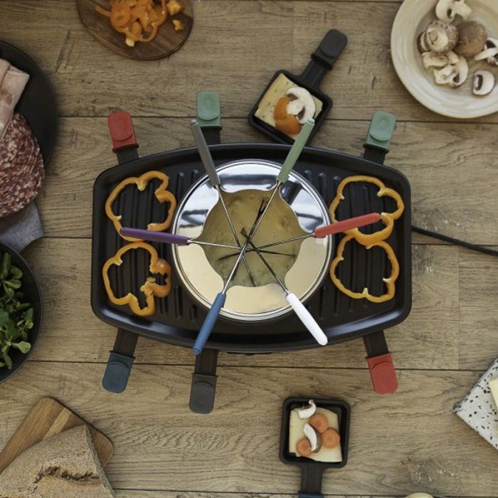 Appareil A Raclette Multifonction LIVOO DOC233 1100W - Noir