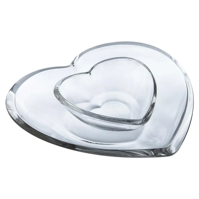 Set De 2 Bols VIDIVI Coeur En Verre