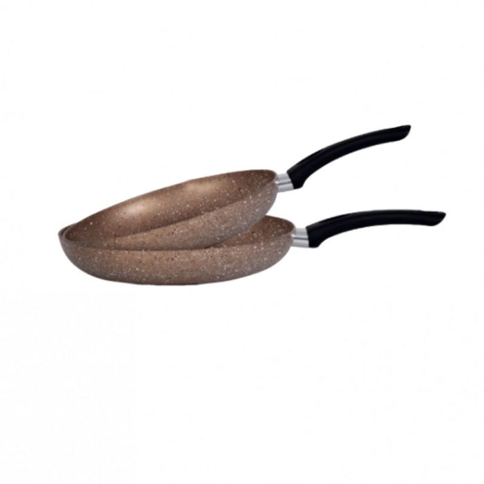 Set De 2 Poêles COOK'ART 24cm&28cm - Marron