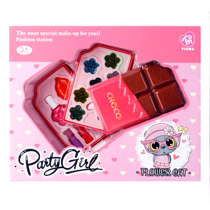 Set De Beauté Tiana Choco Cat Pour Fille 