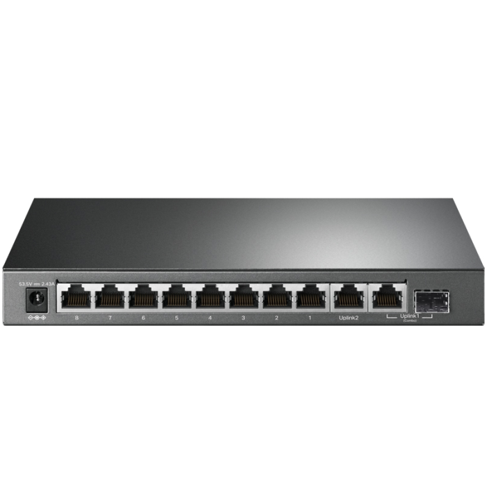 Switch Smart TP-LINK TL-SG1210MP 10 ports avec 8 ports PoE+ - Noir(SG1210MP)