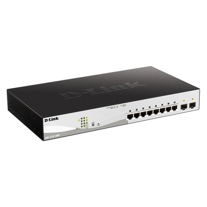 Smart Switch D-Link 8 giga POE + 2SFP ports