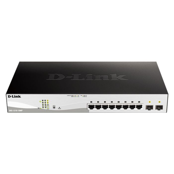 Smart Switch D-Link 8 giga POE + 2SFP ports