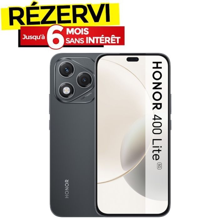 Smartphone Honor 400 Lite 5G 8Go 256Go - Noir