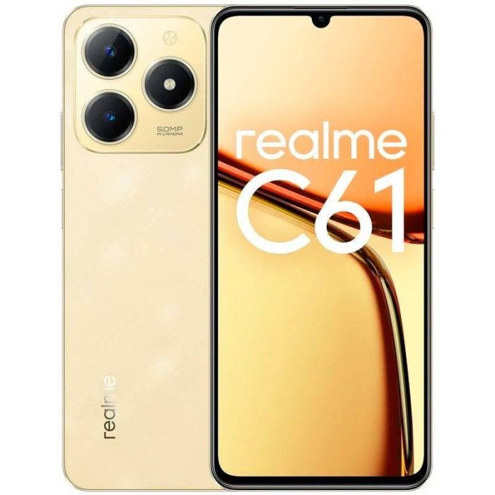 Smartphone REALME C61 6Go 128Go - Or scintillant