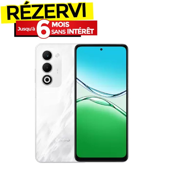 Smartphone OPPO A5 4G 8Go 256Go - Blanc brumeux