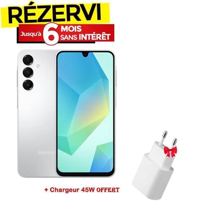 Smartphone SAMSUNG GALAXY A16 6Go 128Go - Gris