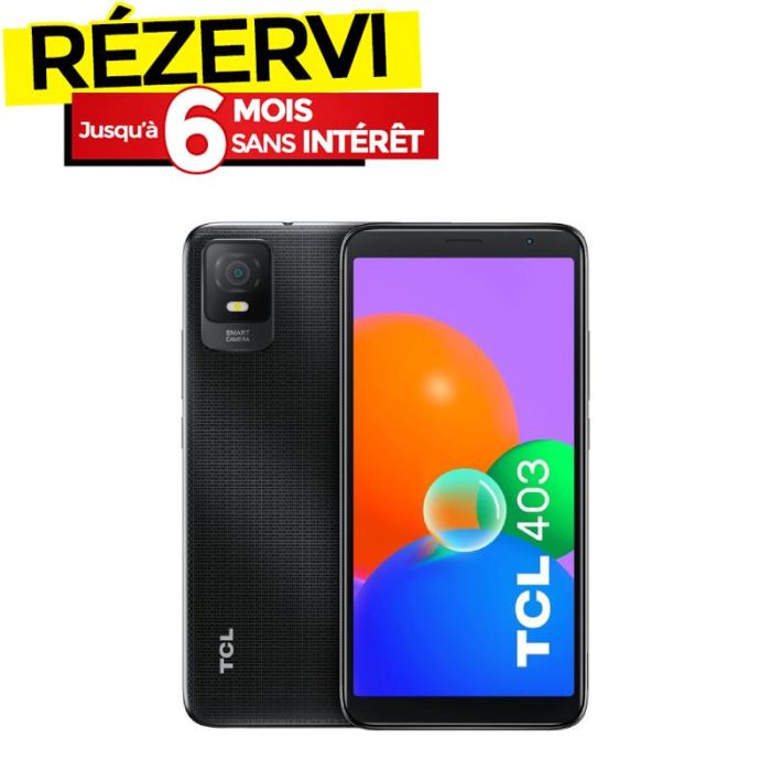 Smartphone TCL 403 2Go 32Go - Noir