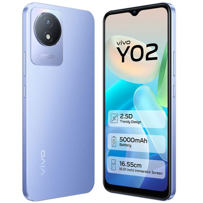 Smartphone VIVO Y02 2Go 32Go - Bleu