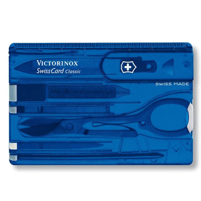 Soins Des Ongles Swiss Card VICTORINOX Saphire - Bleu Transparent