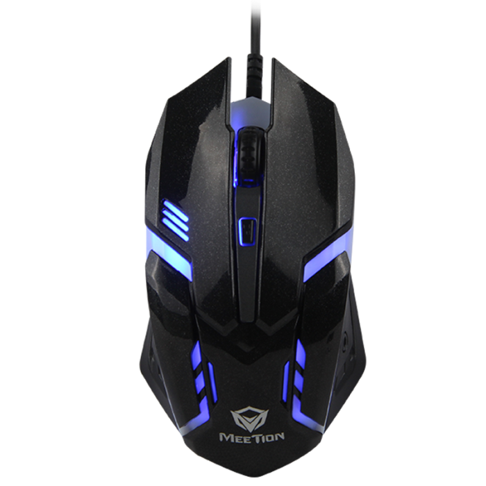 Souris Filaire Gamer MEETION M371 RGB - Noir