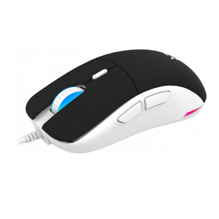 Souris Filaire Gamer AQIRYS TGA RGB - Blanc&Noir