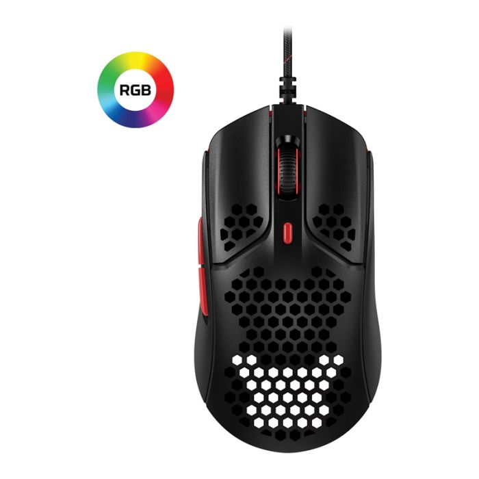 Souris Filaire Gamer HyperX Pulsefire Haste - Noir&Rouge