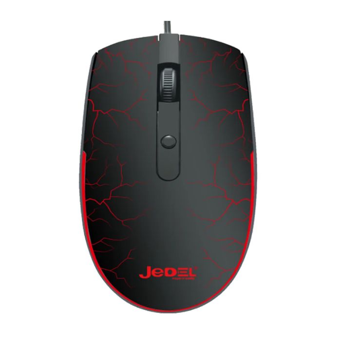 Souris Filaire JEDEL M81 - Noir&Rouge