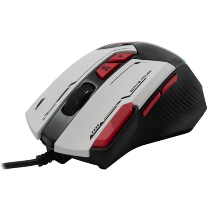 Souris Gamer Filaire BARACUDA MANTA BGM-042 - Blanc
