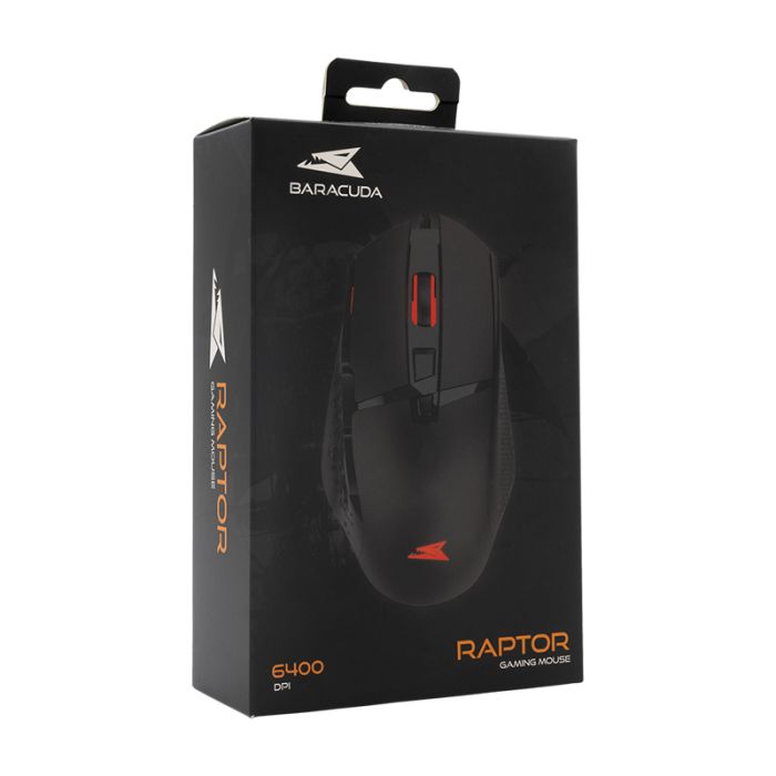 Souris Gamer Filaire BARACUDA RAPTOR BGM-051 - Noir