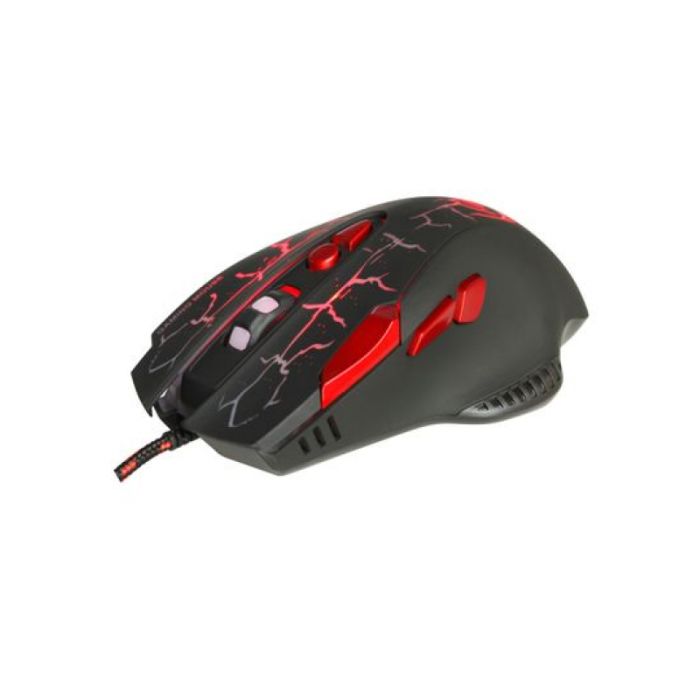 Souris Gamer Filaire JEDEL GM830 8D - Noir&Rouge