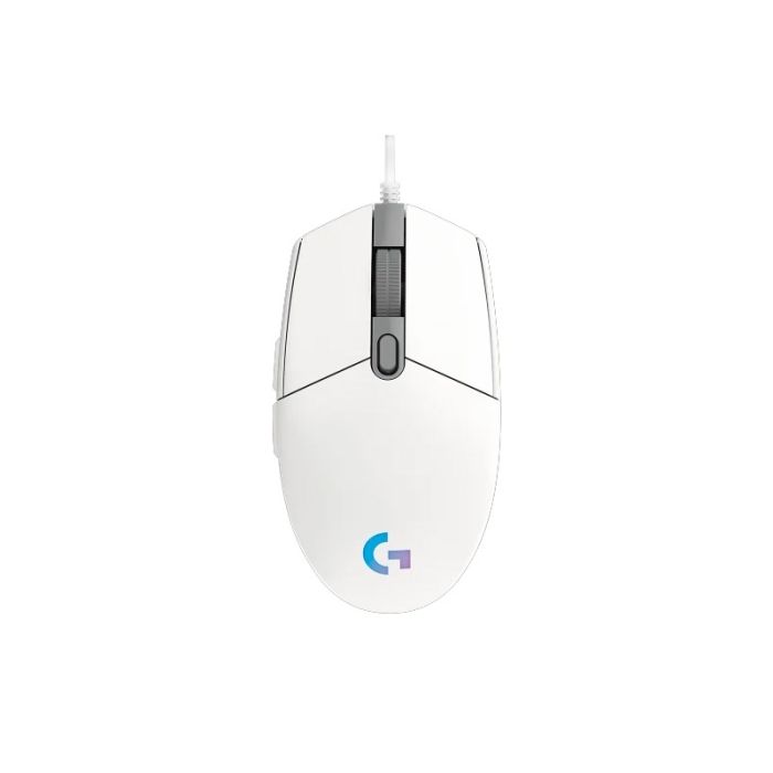 Souris Gamer Filaire LOGITECH G102 - Blanc