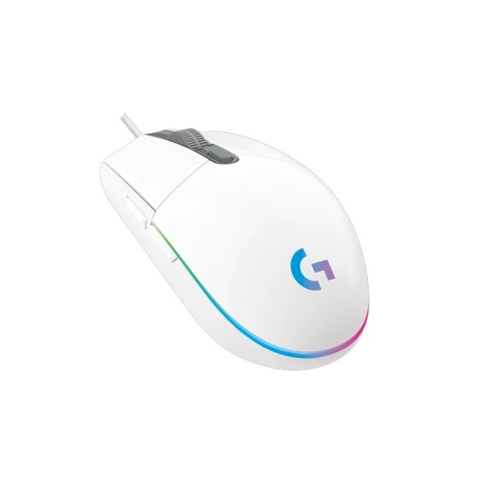 Souris Gamer Filaire LOGITECH G102 - Blanc