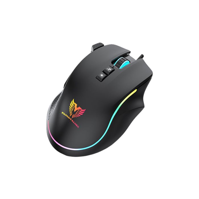 Souris Gamer Filaire STAR WAVE GM1100 Rétroéclairage RGB - Noir