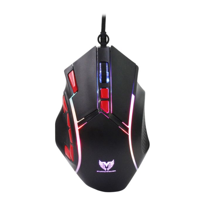 Souris Gamer Filaire STAR WAVE GM1137 Rétroéclairage RGB- Noir