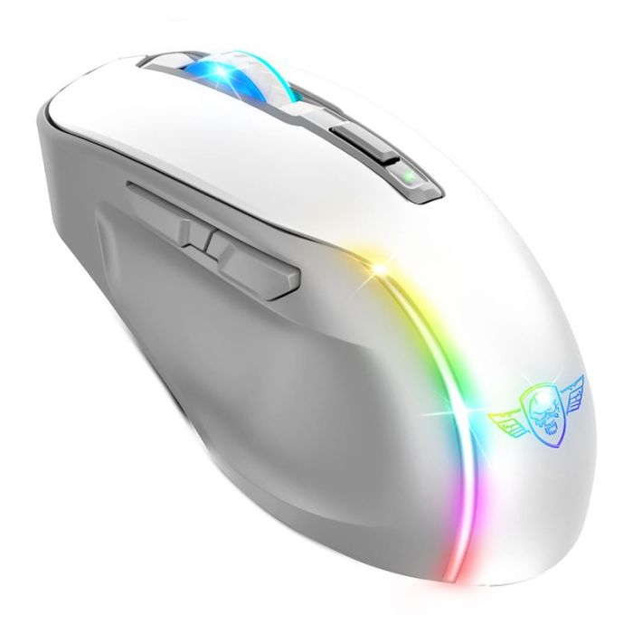 Souris Gamer Sans Fil Spirit of Gamer Elite M50 RGB - Blanc