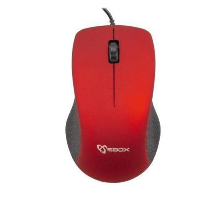 Souris Optique Filaire SBOX M-958 - Rouge