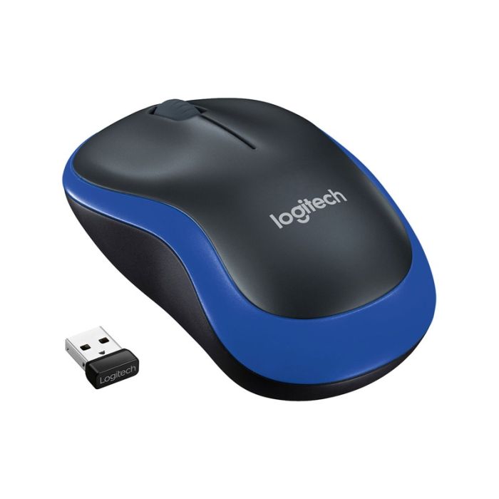 Souris Optique Sans Fil LOGITECH M185 - Bleu (910-002236)