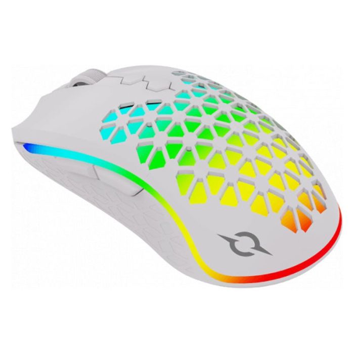 Souris Gamer Double Mode  AQIRYS POLARIS RGB - Blanc 