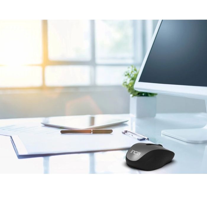 Souris Sans Fil INCA IWM-201RG - Noir&Gris