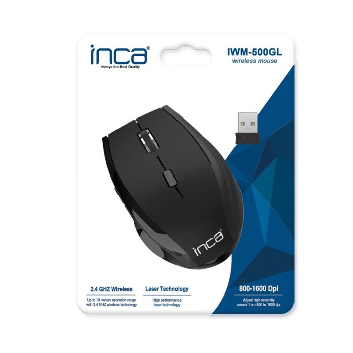 Souris Sans Fil INCA IWM-500GL - Noir