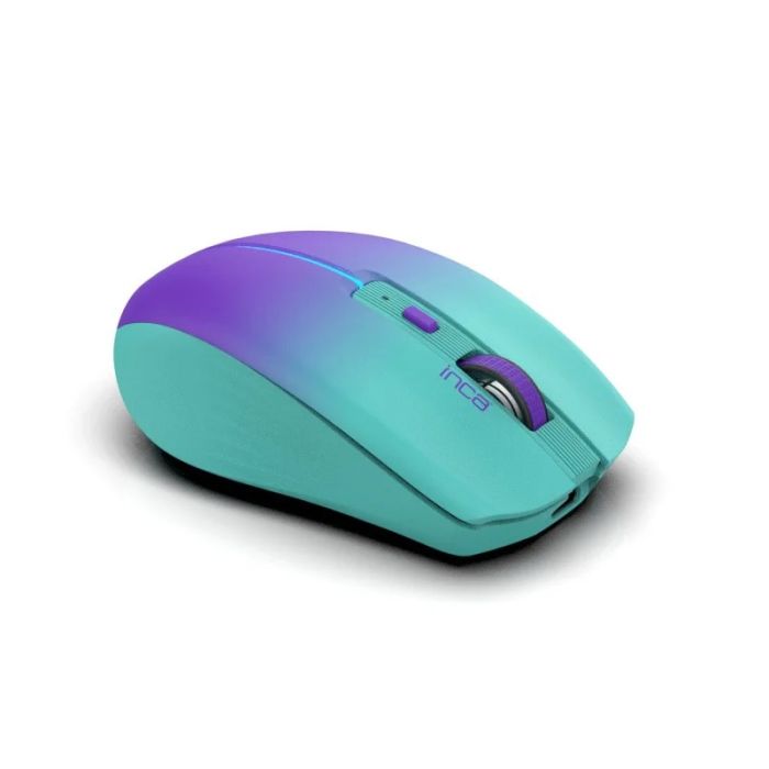 Souris Sans Fil INCA IWM-511RM Rechargeable - Bleu&Violet