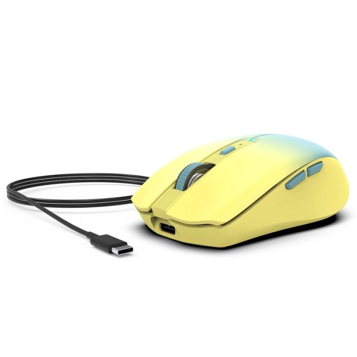 Souris Sans Fil INCA IWM-511RS Rechargeable - Jaune&Bleu