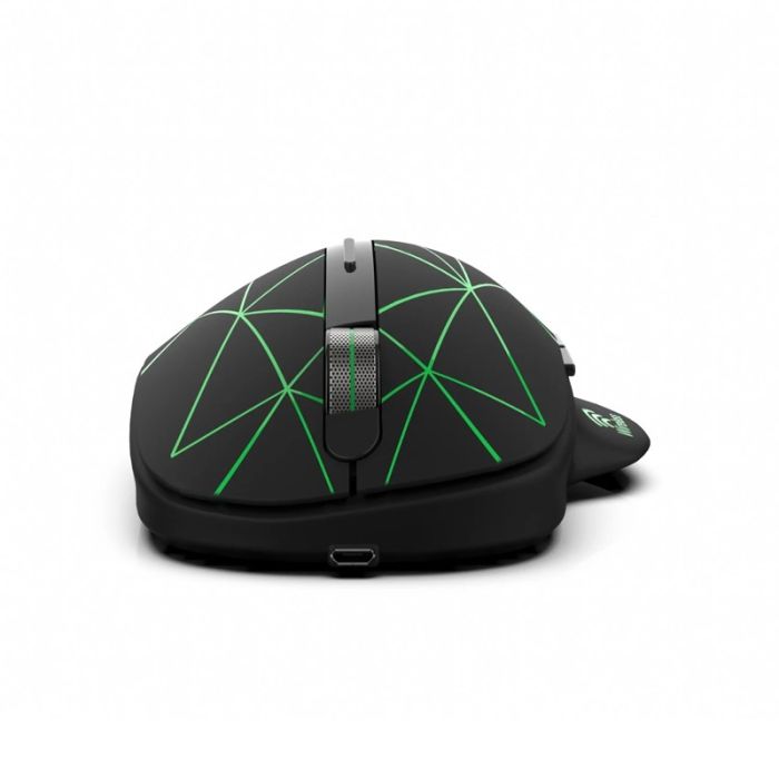 Souris Sans Fil INCA IWM-551 Rechargeable RGB  - Noir&Vert