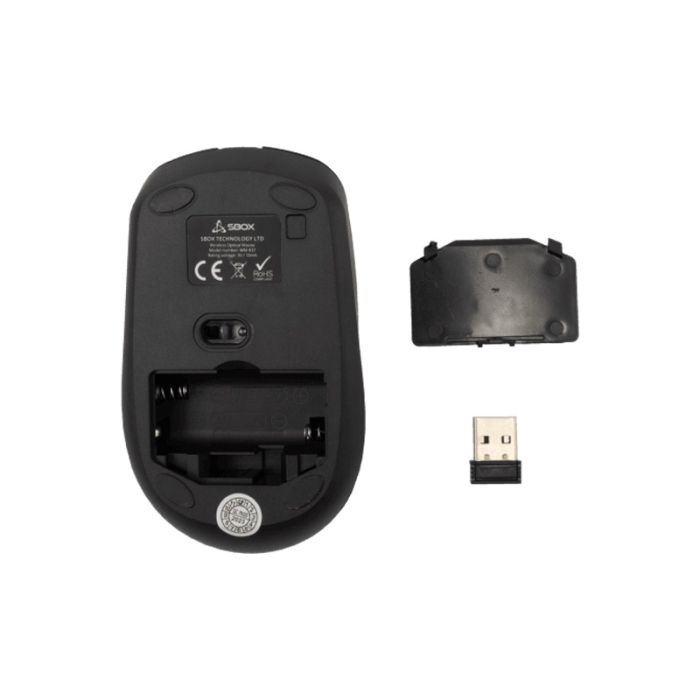 Souris Sans Fil Optique SBOX WM-837 - Noir