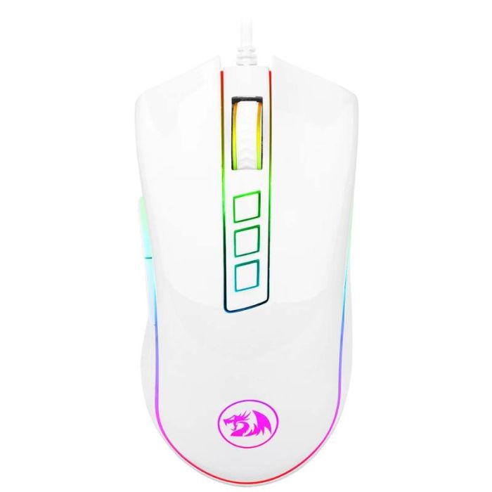 Souris Gamer Filaire REDRAGON COBRA M711-2 RGB  - Blanc