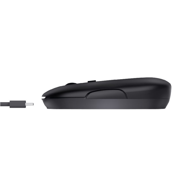 Souris Sans Fil TRUST PUCK ULTRA FINE  Rechargeable -Noir