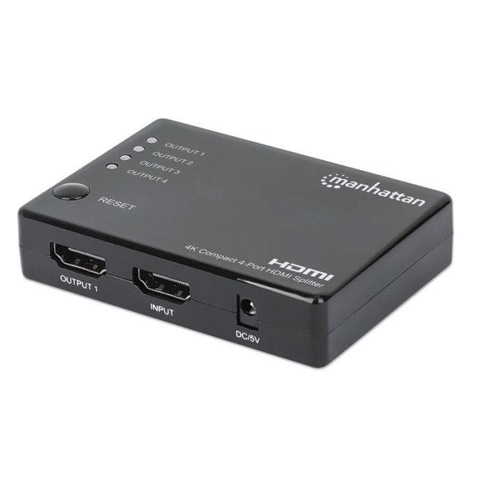 Splitter MANHATTAN HDMI 4 Ports Compact 4K